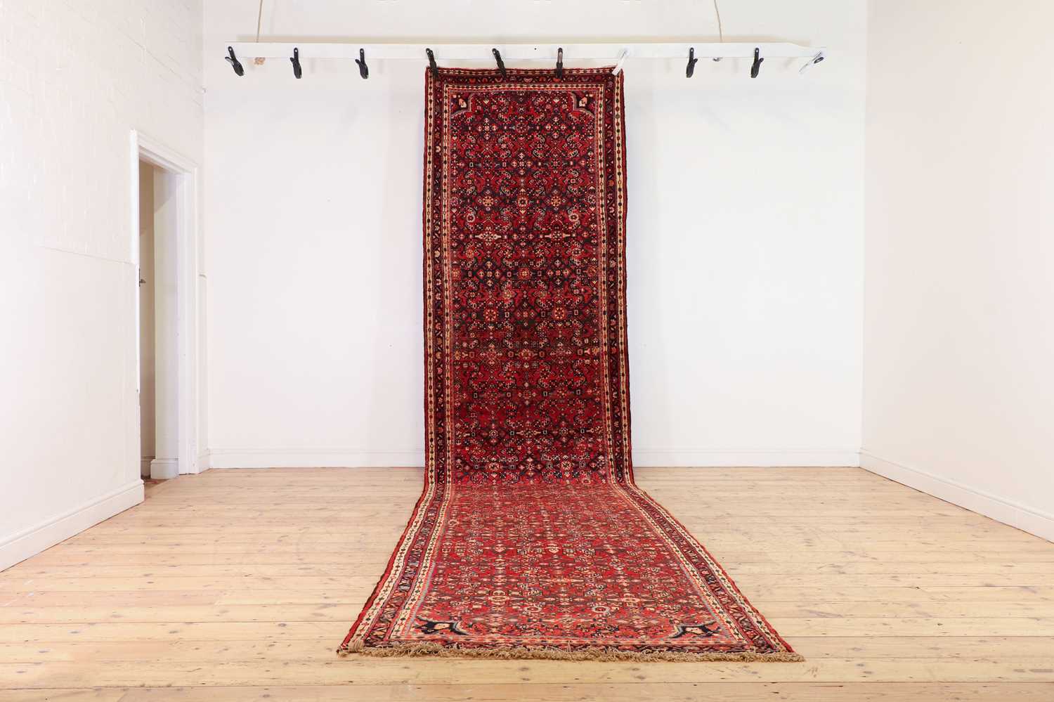 Lot 284 - A Persian Malayer wool runner