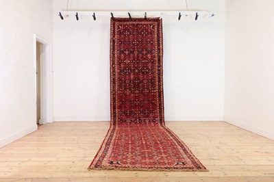Lot 284 - A Persian Malayer wool runner