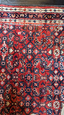 Lot 284 - A Persian Malayer wool runner