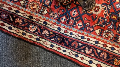 Lot 284 - A Persian Malayer wool runner