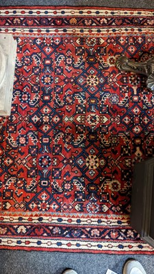 Lot 284 - A Persian Malayer wool runner