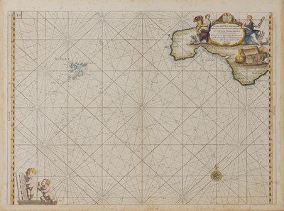 Lot 4 - Greenville Collins, (Four hand coloured Maps, C1693)