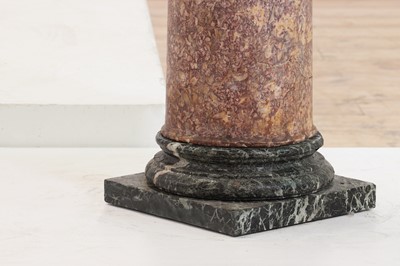 Lot 51 - A pair of Brocatelle marble Tuscan columns