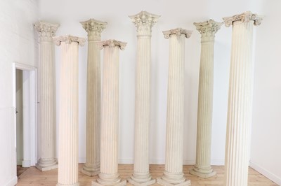 Lot 266 - Eight fibreglass classical columns
