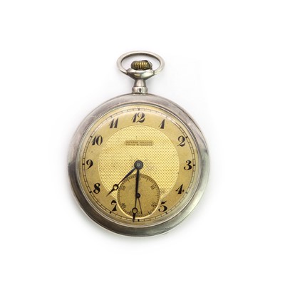 Lot 288 - A silver Ulysse Nardin open faced pocket watch