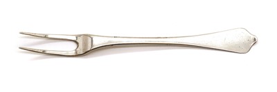 Lot 29 - A Queen Anne silver sweetmeat fork