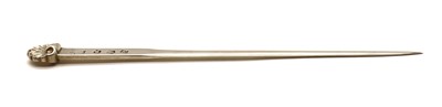 Lot 32 - A George II silver meat skewer