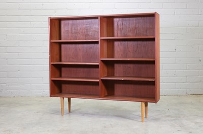 Lot 353 - A Danish teak open bookcase
