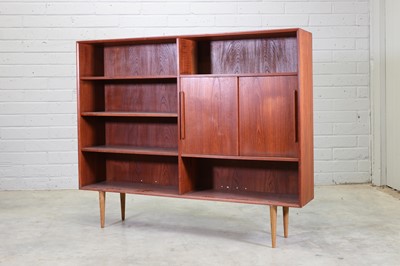 Lot 352 - A Danish teak open bookcase
