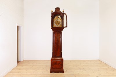 Lot 323 - A George III mahogany longcase clock