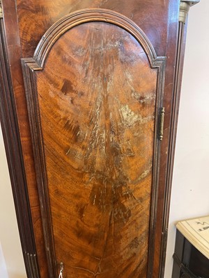 Lot 323 - A George III mahogany longcase clock