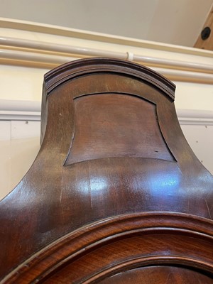 Lot 323 - A George III mahogany longcase clock