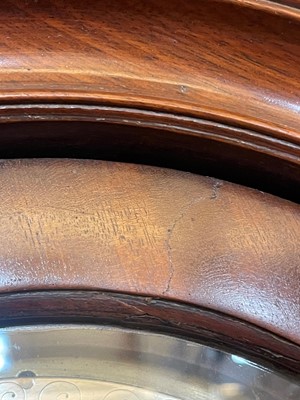 Lot 323 - A George III mahogany longcase clock