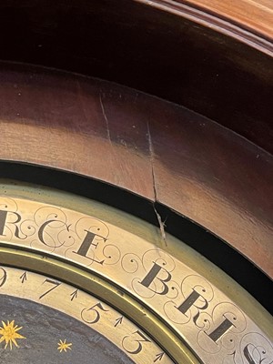 Lot 323 - A George III mahogany longcase clock