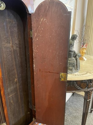 Lot 323 - A George III mahogany longcase clock