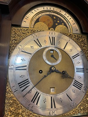 Lot 323 - A George III mahogany longcase clock