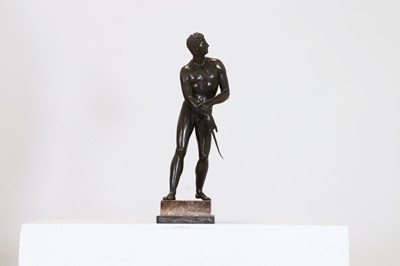 Lot 336 - A grand tour bronze figure