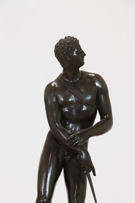Lot 336 - A grand tour bronze figure