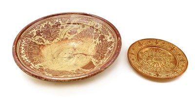 Lot 163 - A large Hispano Moresque lustre pottery bowl
