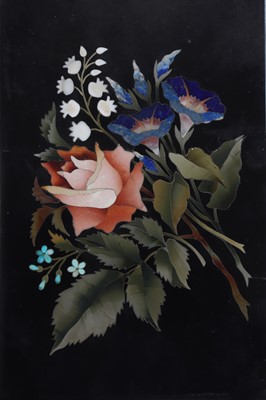 Lot 195 - A group of hardstone pietra dura desk pieces