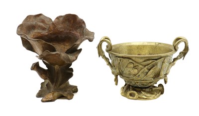 Lot 282 - A bronze bowl