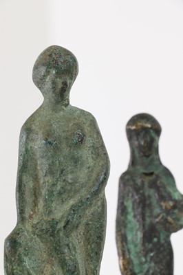 Lot 184 - A group of small grand tour bronze figures after the antique