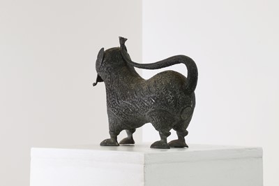 Lot 146 - A copper alloy temple figure