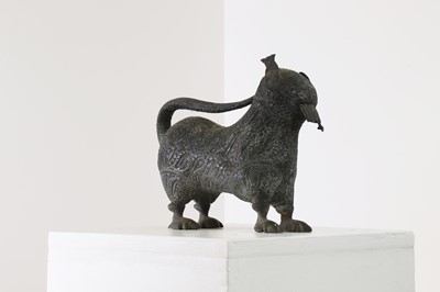 Lot 146 - A copper alloy temple figure