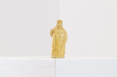 Lot 268 - A marine ivory chess piece or chessman