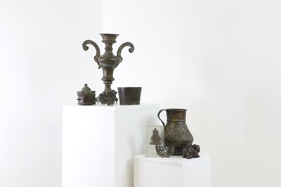 Lot 553 - A group of six metalware items