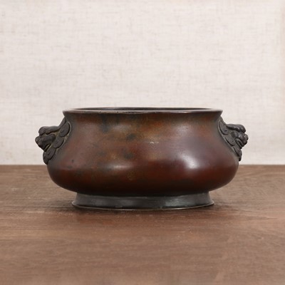 Lot 407 - A Chinese bronze incense burner