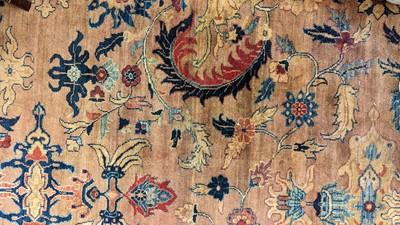 Lot 80 - A Persian-style wool carpet