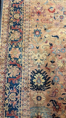 Lot 80 - A Persian-style wool carpet