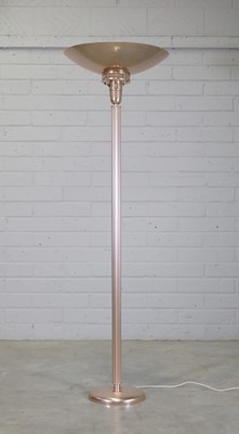 Lot 229 - An Art Deco coppered uplighter
