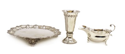 Lot 4 - A silver salver