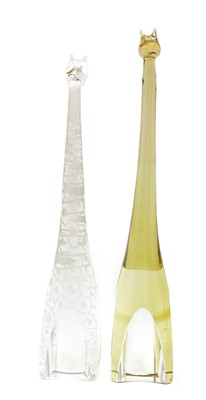 Lot 261 - A Kosta glass giraffe