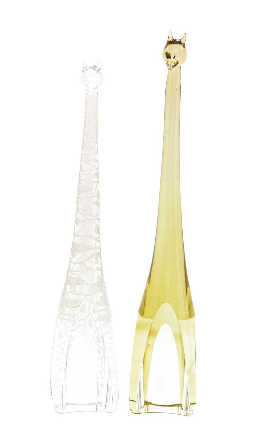 Lot 261 - A Kosta glass giraffe