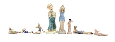 Lot 115 - A Goldscheider with Myott Son & Co Staffordshire porcelain figure