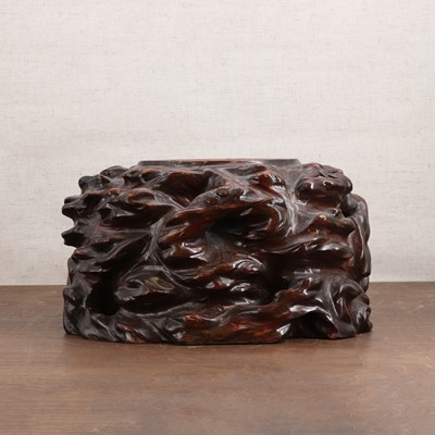 Lot 56 - A Japanese wood stand
