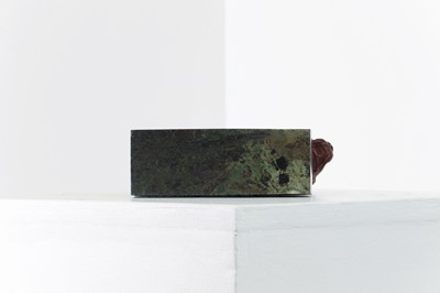 Lot 67 - A grand tour rosso antico marble model of a lion