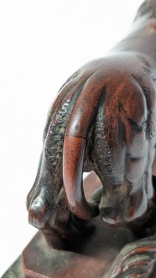 Lot 67 - A grand tour rosso antico marble model of a lion