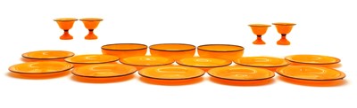 Lot 254 - A group of Loetz Tango glass items