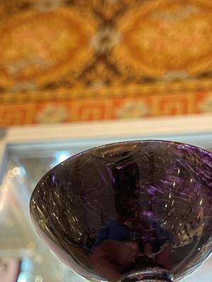 Lot 218 - A small Derbyshire Blue John chalice