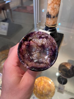Lot 218 - A small Derbyshire Blue John chalice