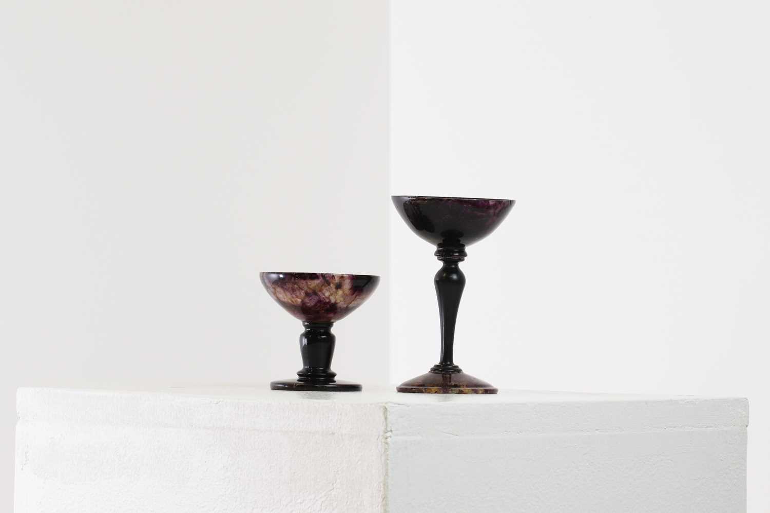 Lot 218 - A small Derbyshire Blue John chalice