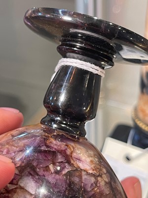 Lot 218 - A small Derbyshire Blue John chalice