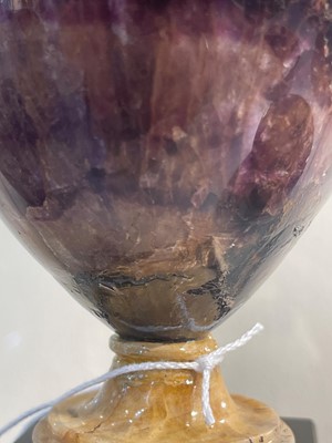 Lot 197 - A George III Derbyshire Blue John urn