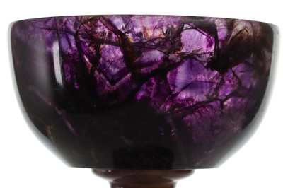 Lot 219 - A Derbyshire Blue John goblet by Edward Fisher