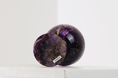 Lot 219 - A Derbyshire Blue John goblet by Edward Fisher