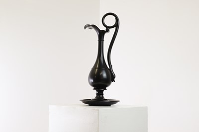 Lot 233 - An Ashford black marble ewer